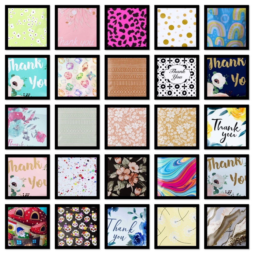 Poly mailer size assortment